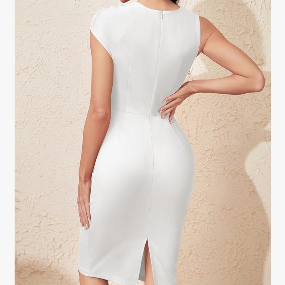 Pinup Couture Dress Women's XL Black Sheath Wiggle Rockabilly Retro NWT - Picture 16 of 16